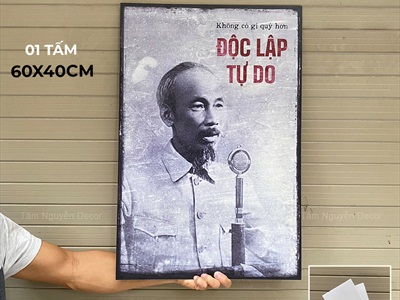 Tranh dán tường chủ đề 30-04 2-9 bằng formex [Độc quyền - In sắc nét] 60x40cm FORM-VN-01